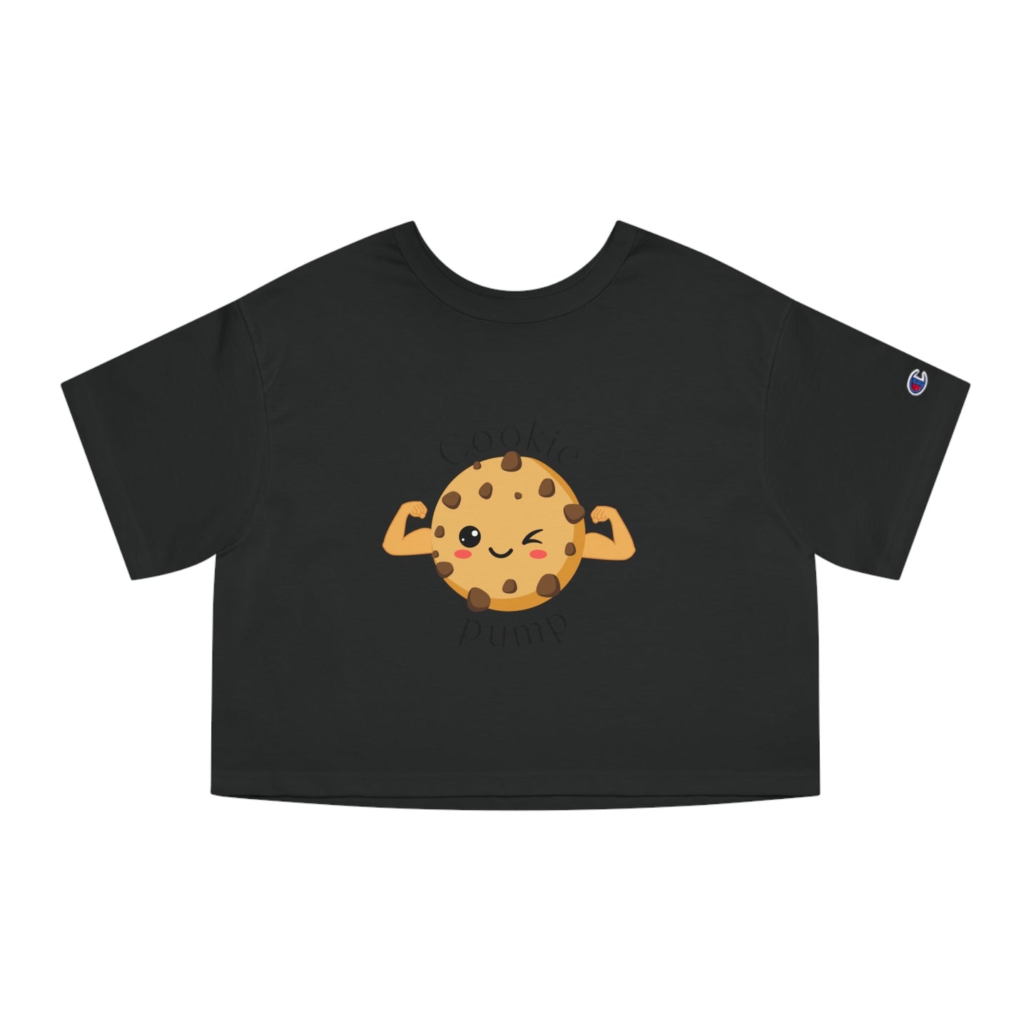 Champion Women's Heritage Cropped T-Shirt - "Cookie Pump" - Mega-licious Cookie Co.