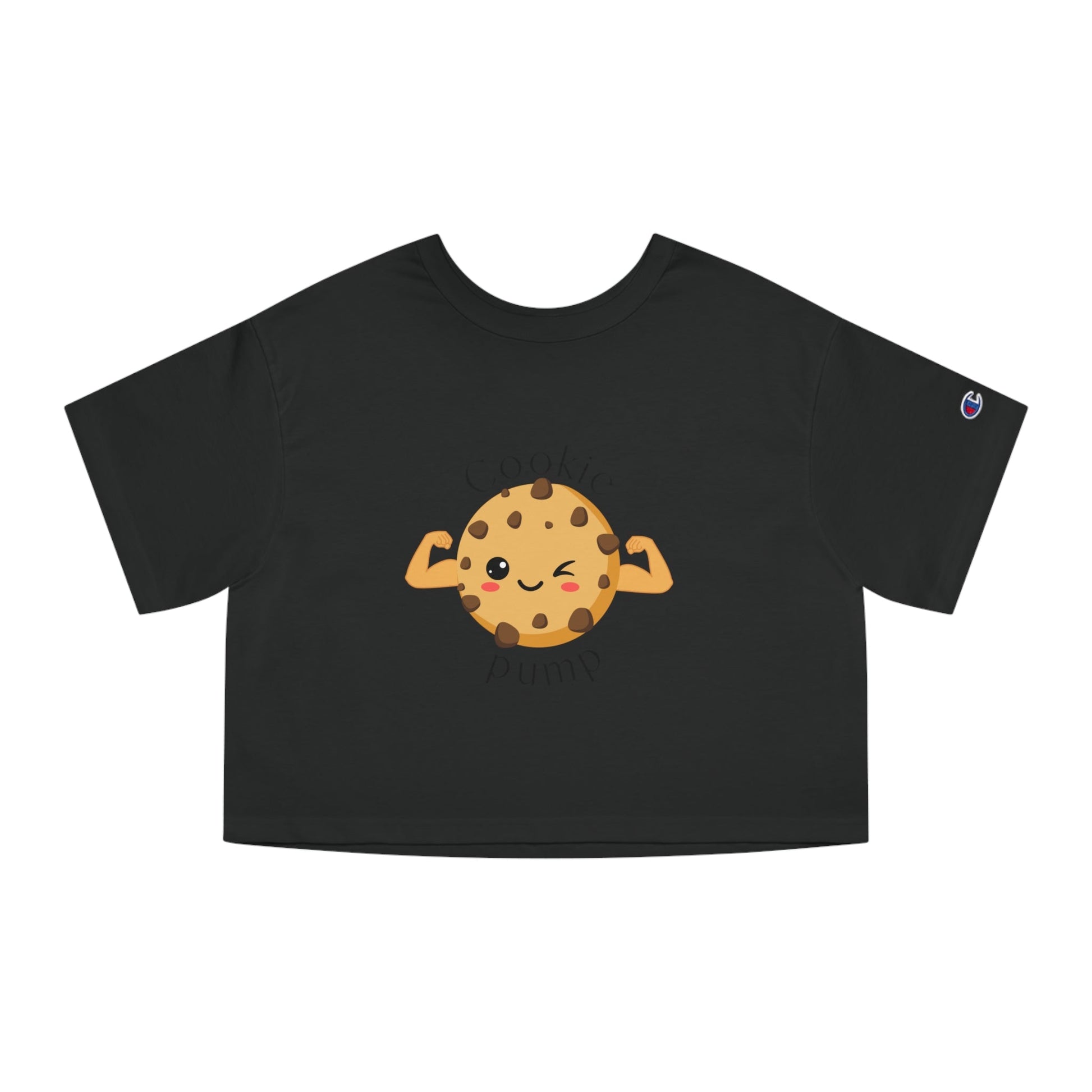 Champion Women's Heritage Cropped T-Shirt - "Cookie Pump" - Mega-licious Cookie Co.